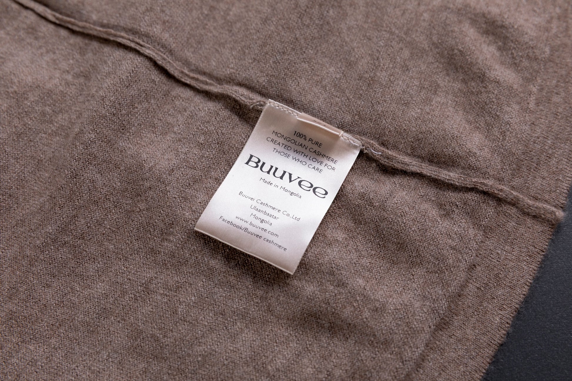 Cashmere V-neck T-shirt / White (01)