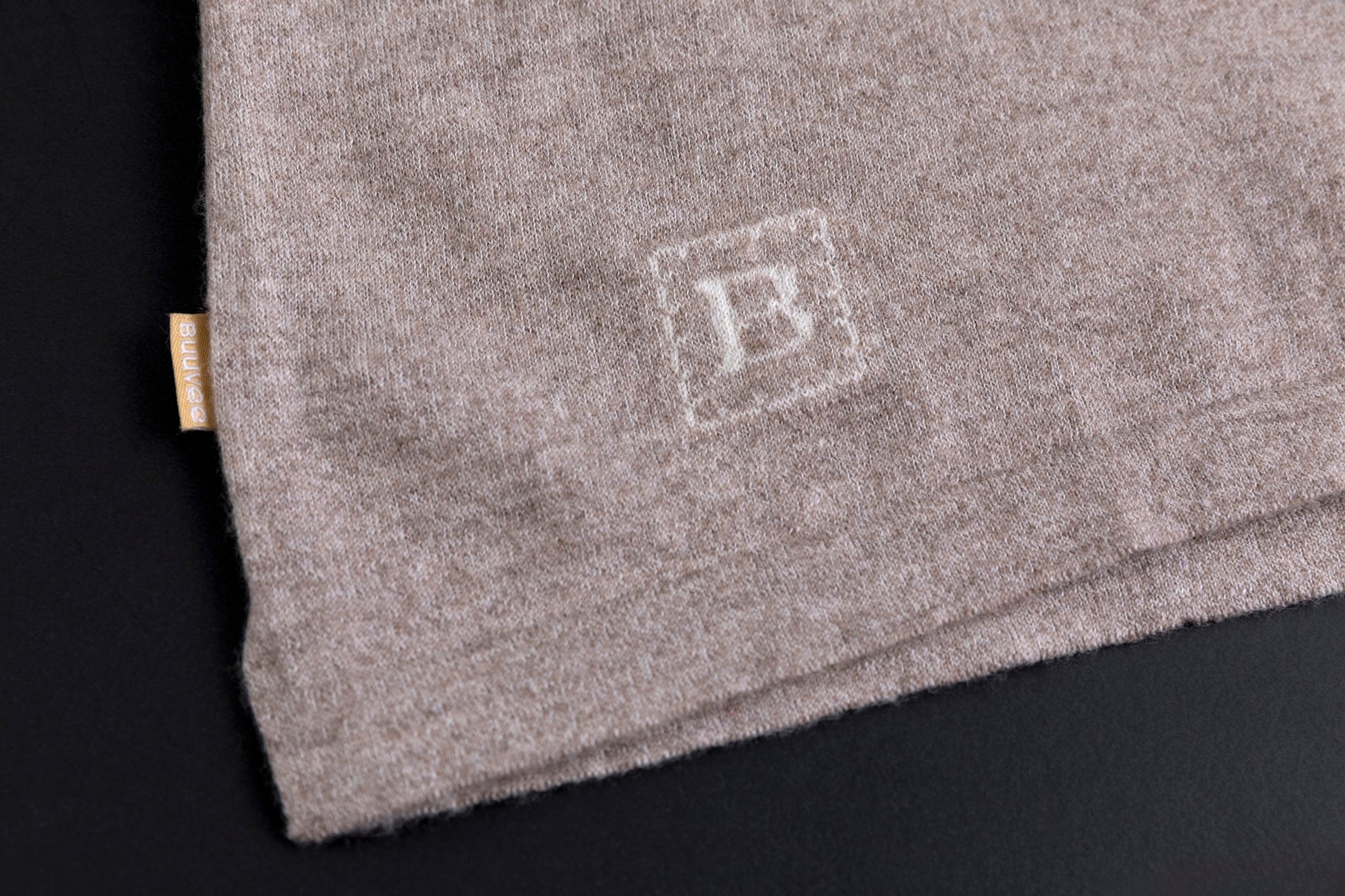 Cashmere V-neck T-shirt / White (01)