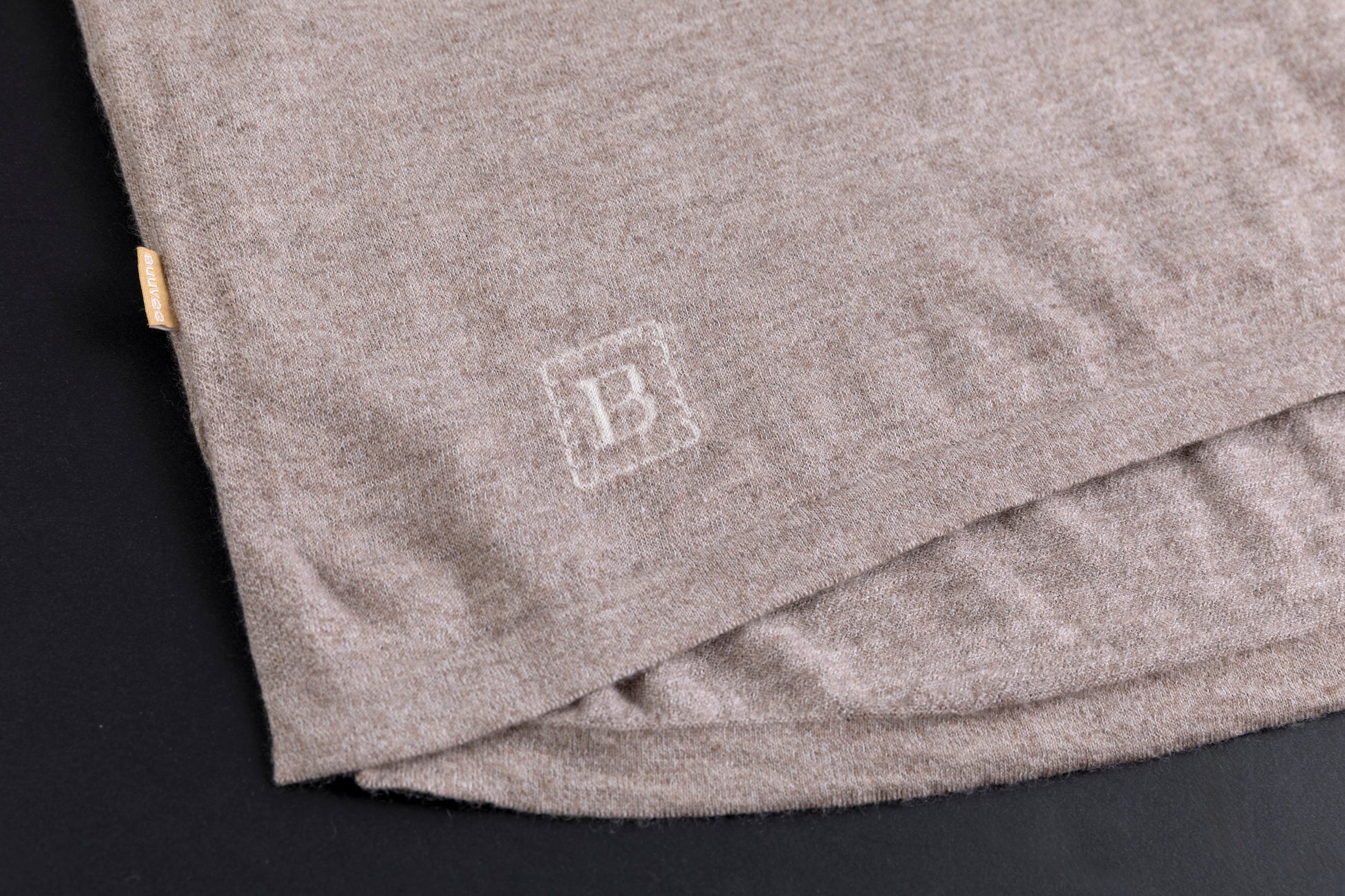 Cashmere V-neck T-shirt / White (01)