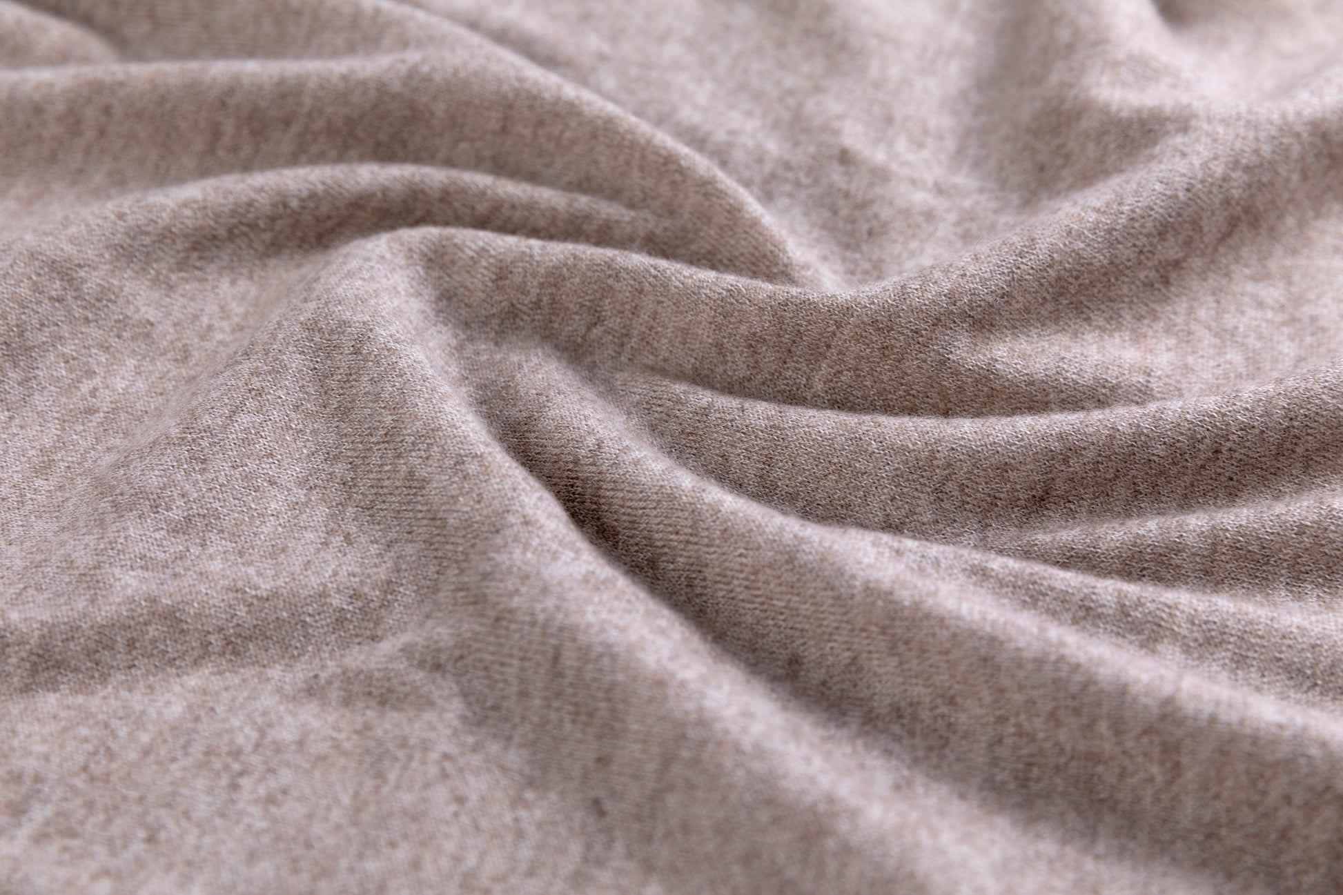 Cashmere V-neck T-shirt / White (01)