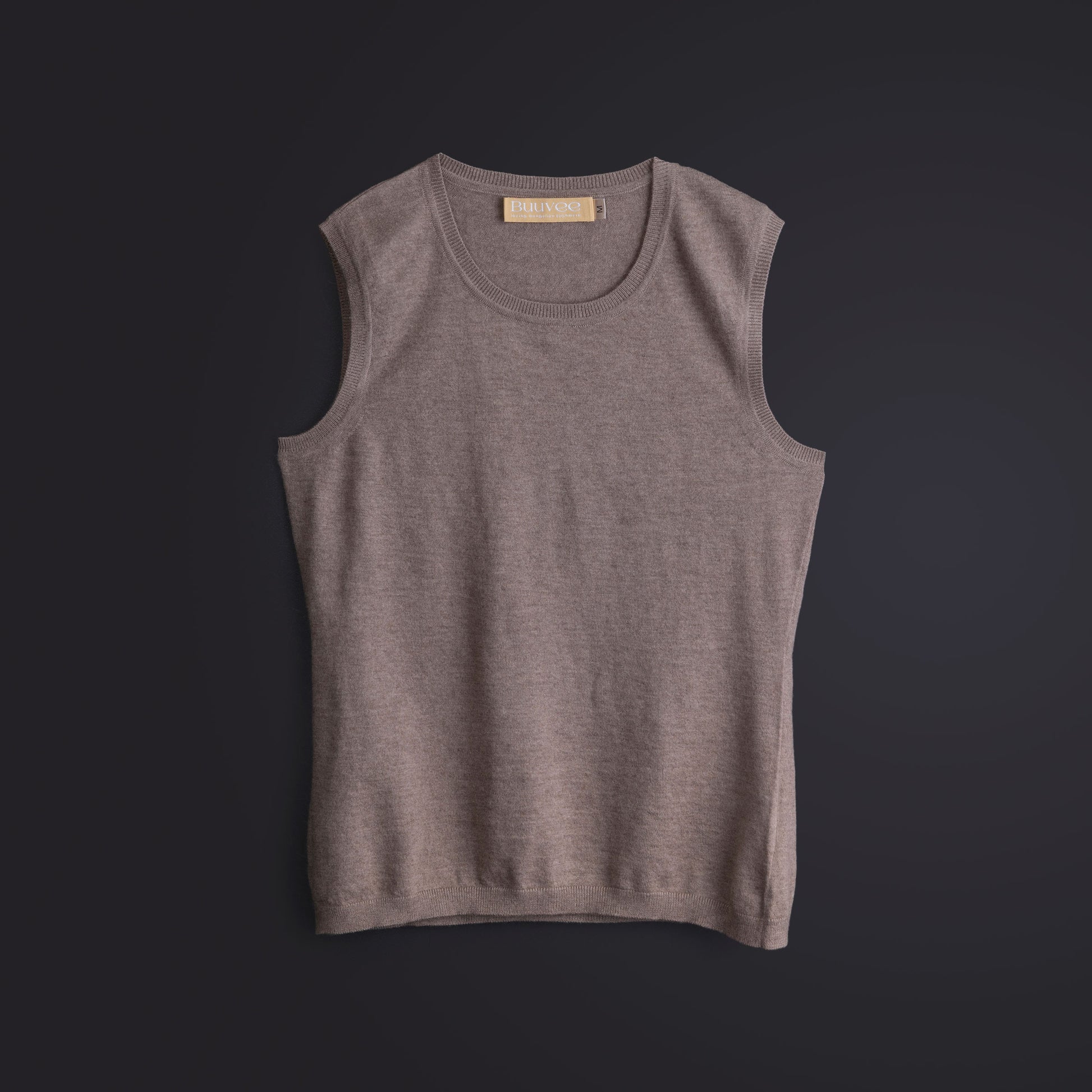 Cashmere V-neck T-shirt / White (01)